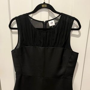 CAbi black sleeveless top size 6